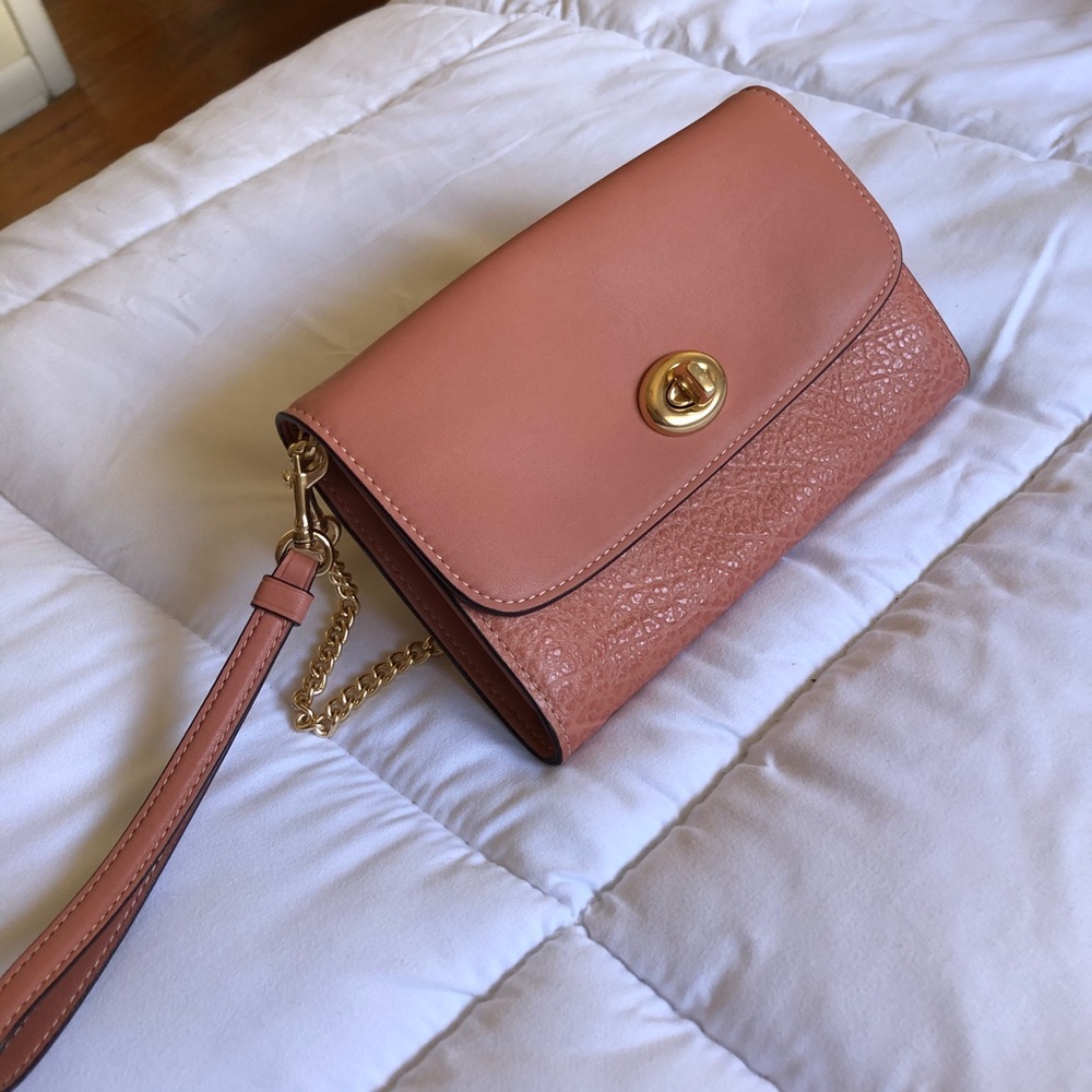 Coach crossbody bag in salmon